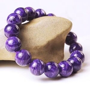 Charoite Crystal Stone Bracelet 8mm